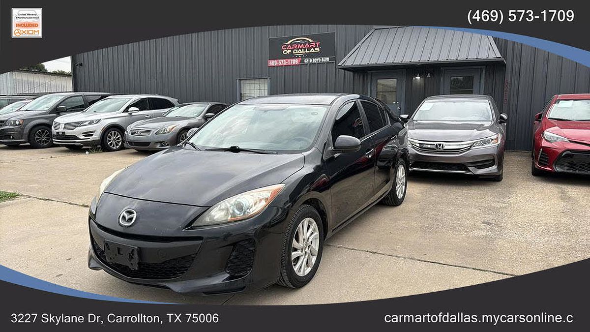 Black 2012 Mazda MAZDA3 i Touring Sedan